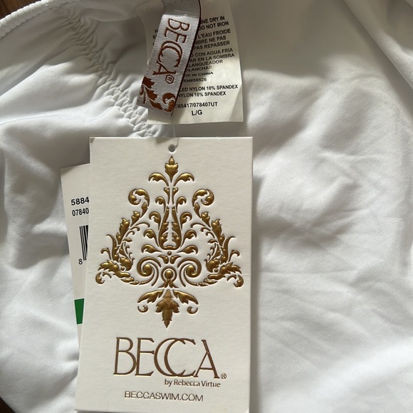 Becca Adela Fine Line Ruched Hipster Bikini Bottom - Picture 10 of 12